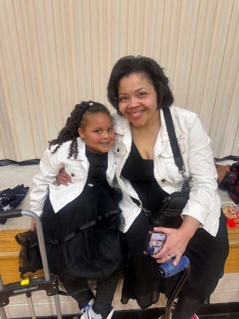 Serenity and Mom at the Sneaker Ball!