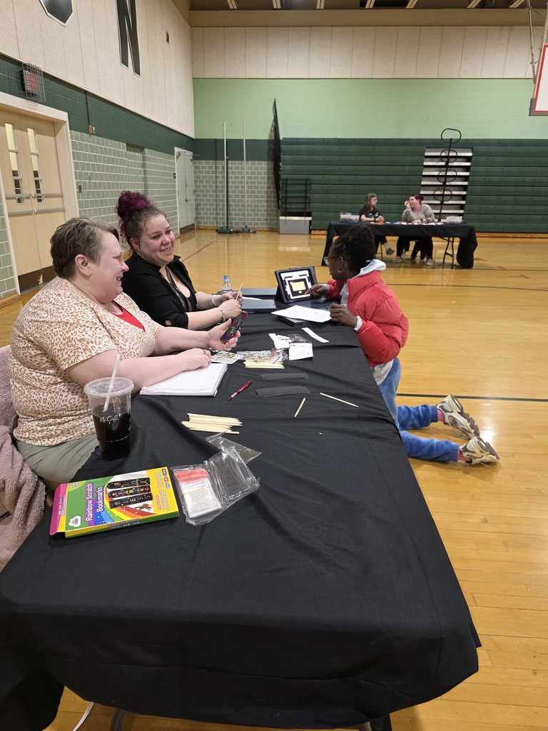 Game Booth at Literacy Night