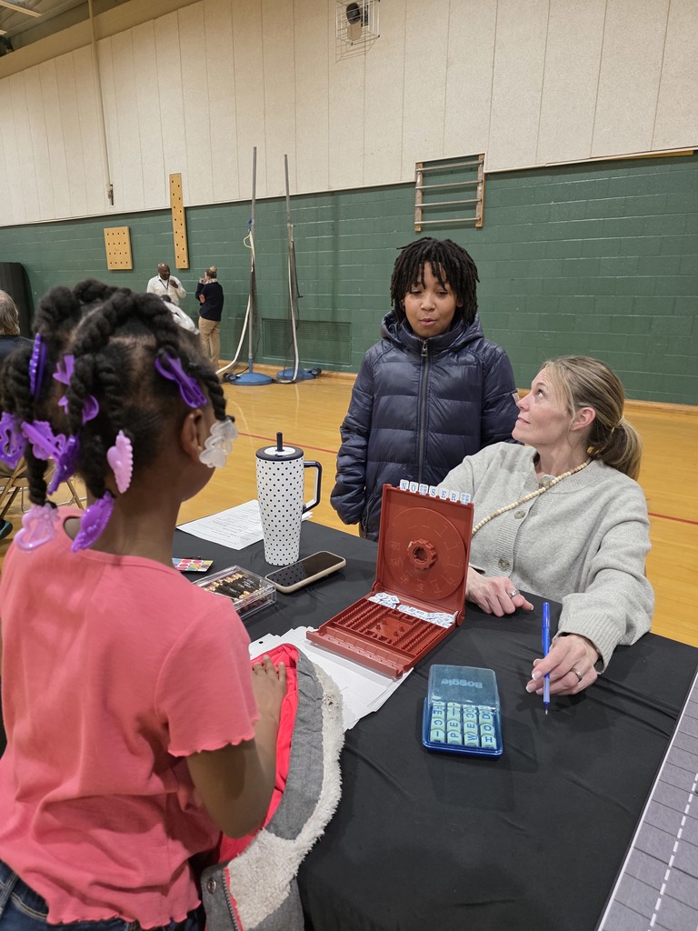 Game Booth at Literacy Night