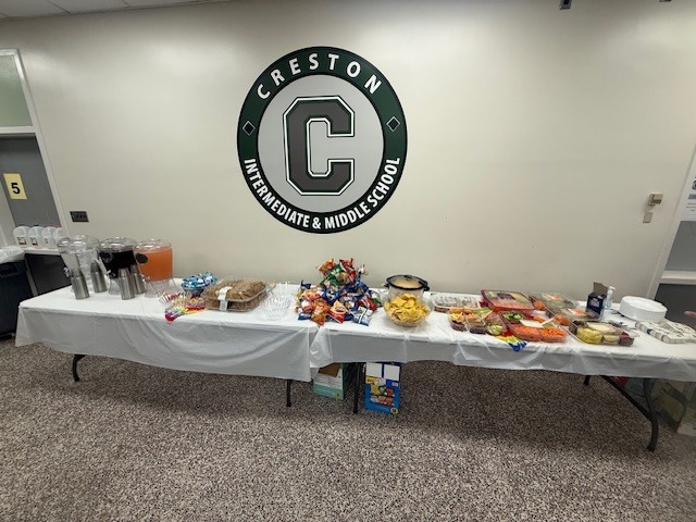 Delicious snacks for the evening.