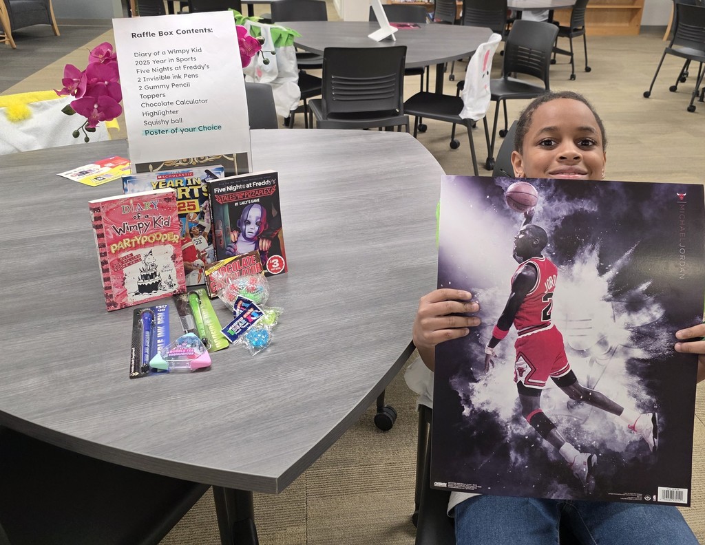 Book Fair Raffle Winner!