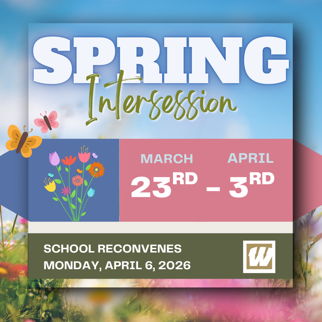 spring Intersession March 23rd - April 3rd
