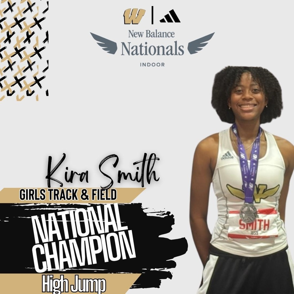 Kira Smith crowned 2026 New Balance Indoor Track & Field National Champion in Girls High Jump in Boston, MA.