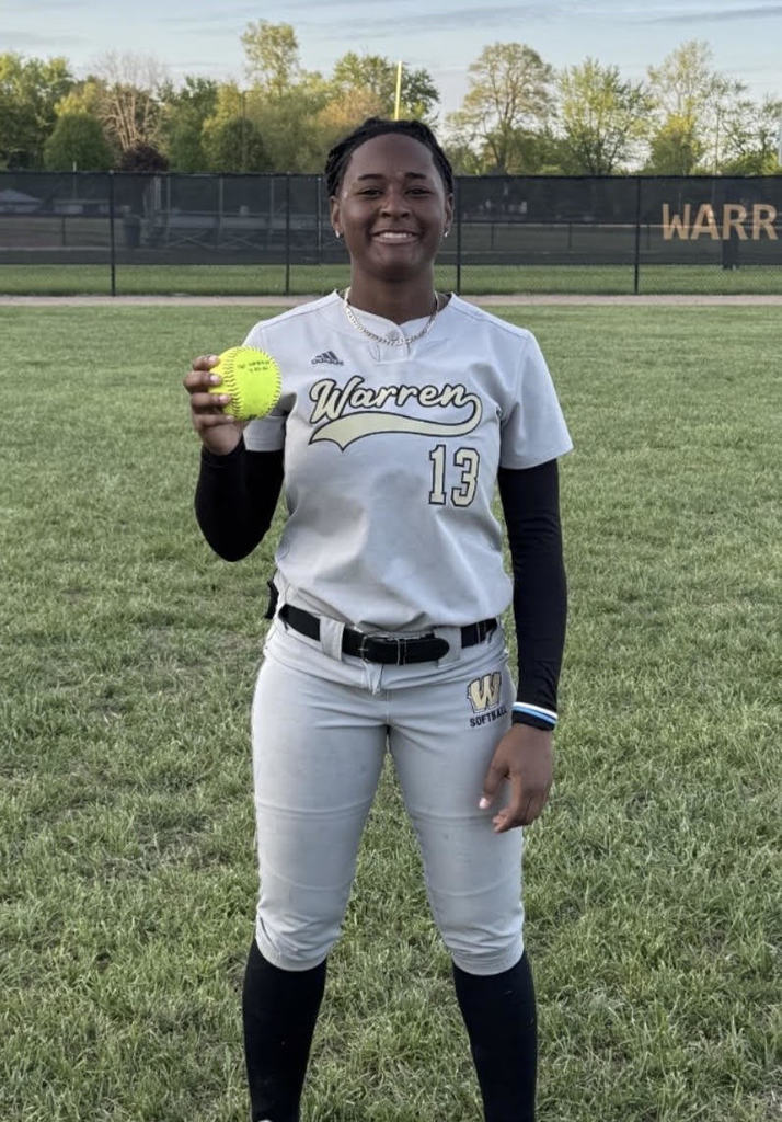 Freshman, Lyric Hogg from Warren Central Softball  up for Indy Star Player of the Week