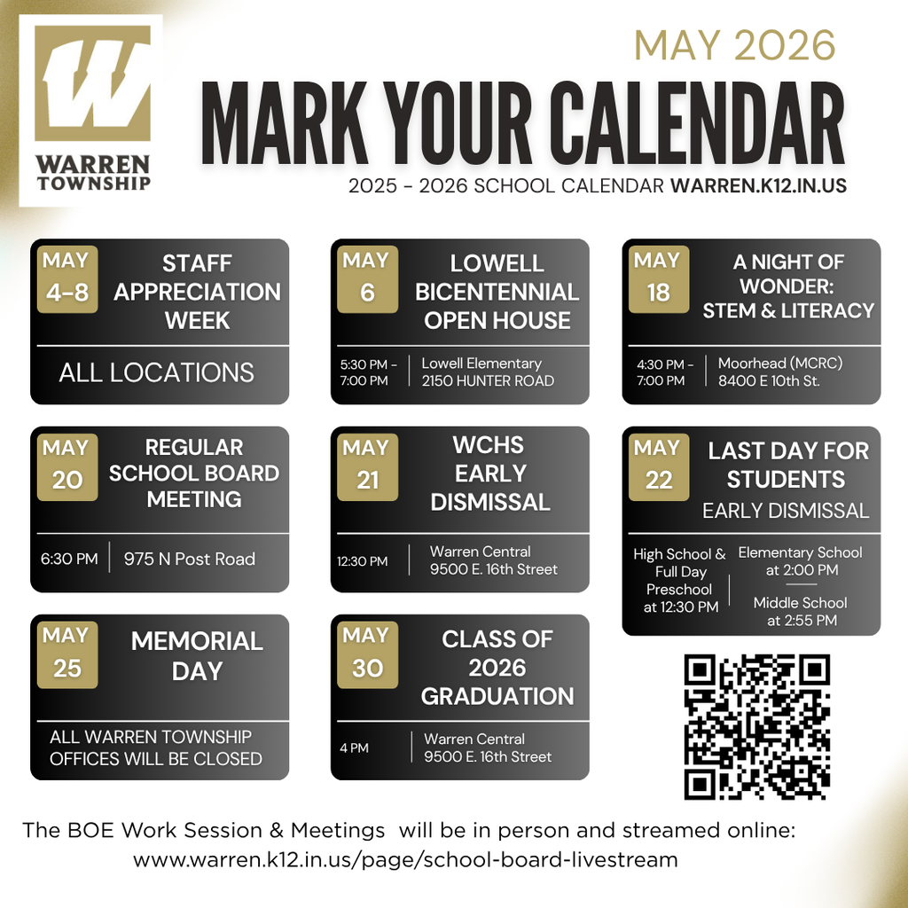 May Calendar