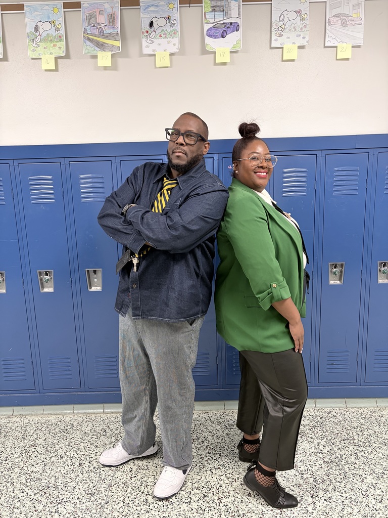 Kevin Wells and ReKisha Townsel having some fun