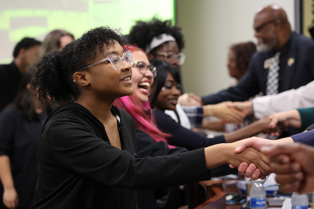 Tonight at the school board meeting, we recognized the amazing students and a couple of programs from the WC Performing Arts Department for breaking records and showcasing Eastside pride on the national stage. Congratulations to the Warren Central Winds and Winter Guard! 🖤💛 #WarrenWill