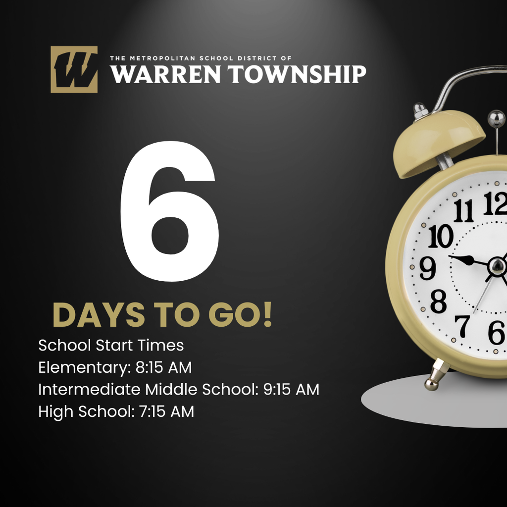 6 day countdown