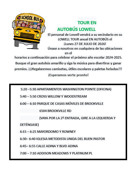 Lowell Bus Tour