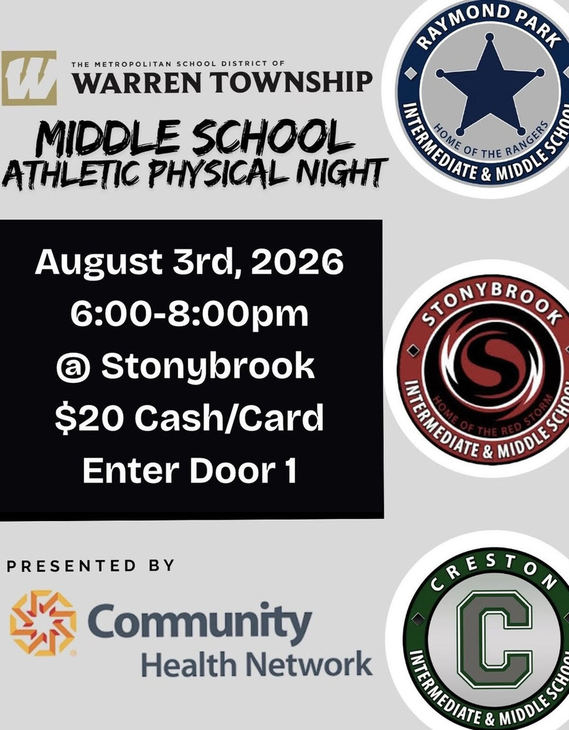 Middle School Athletic Physical Night