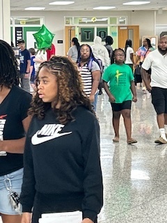 Students and Parents getting all the information they could.