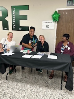 The fun ladies from Jane Pauley services