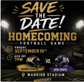 Homecoming September 18