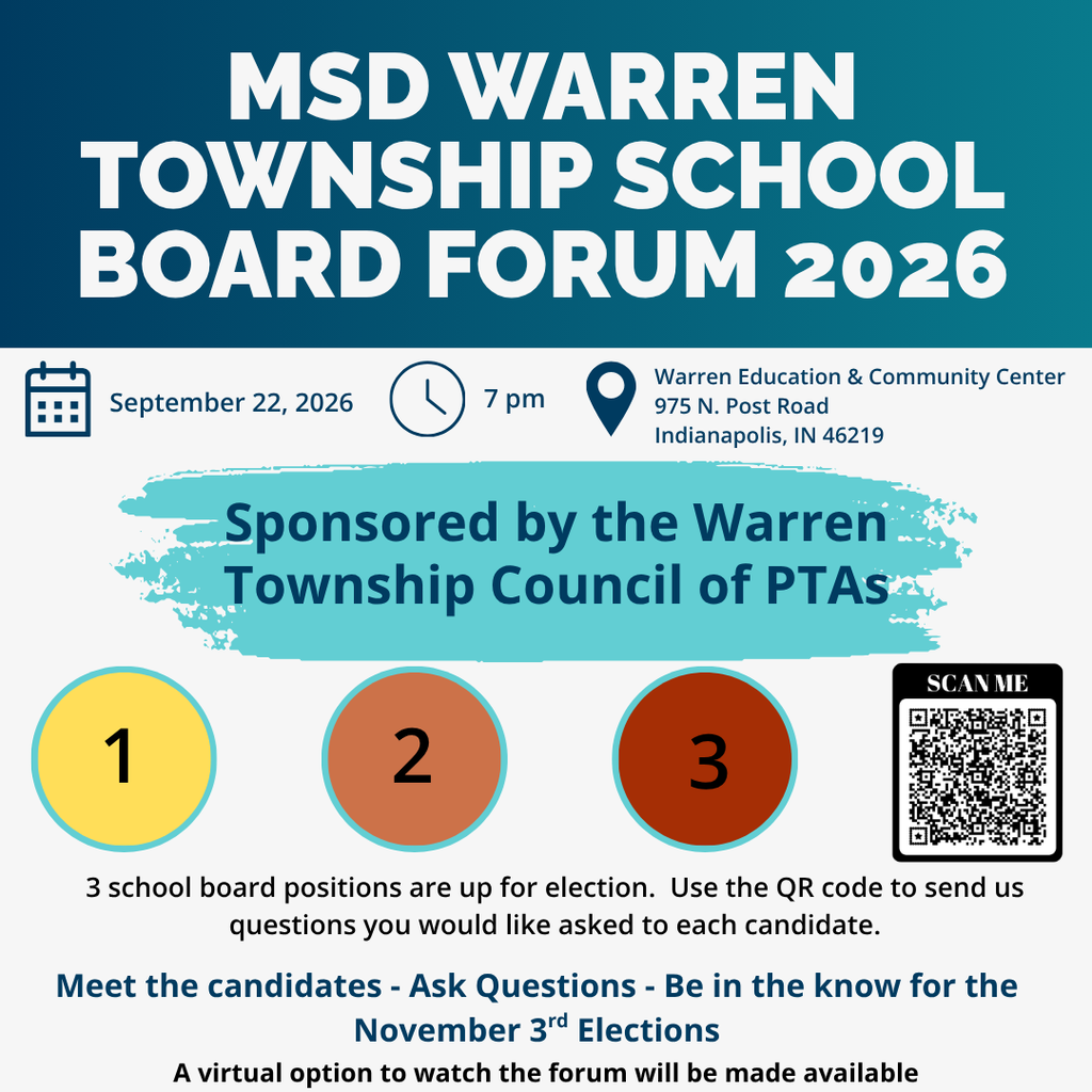 MSD Warren Township School Board Forum 2026