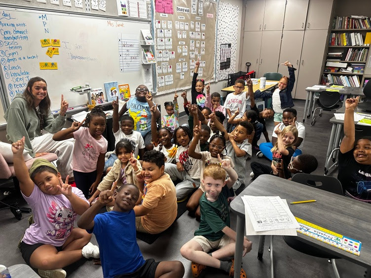 Our students this week in school