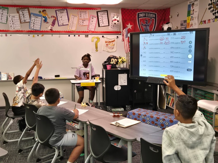 Our students this week in school