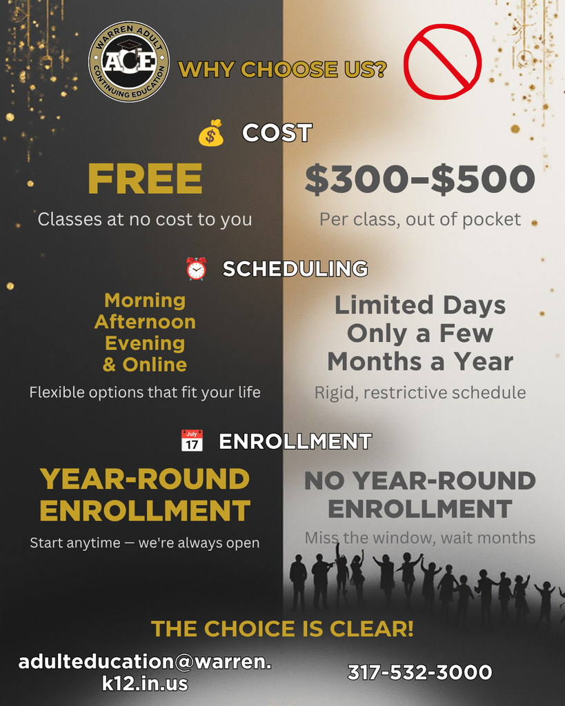 Comparison flyer