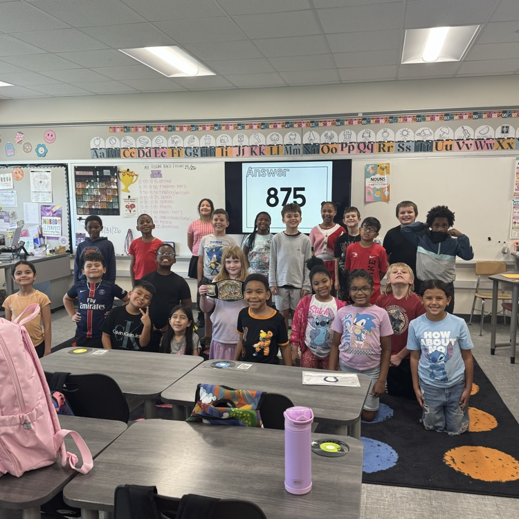 Mrs Greiner won the weekly attendance battle.