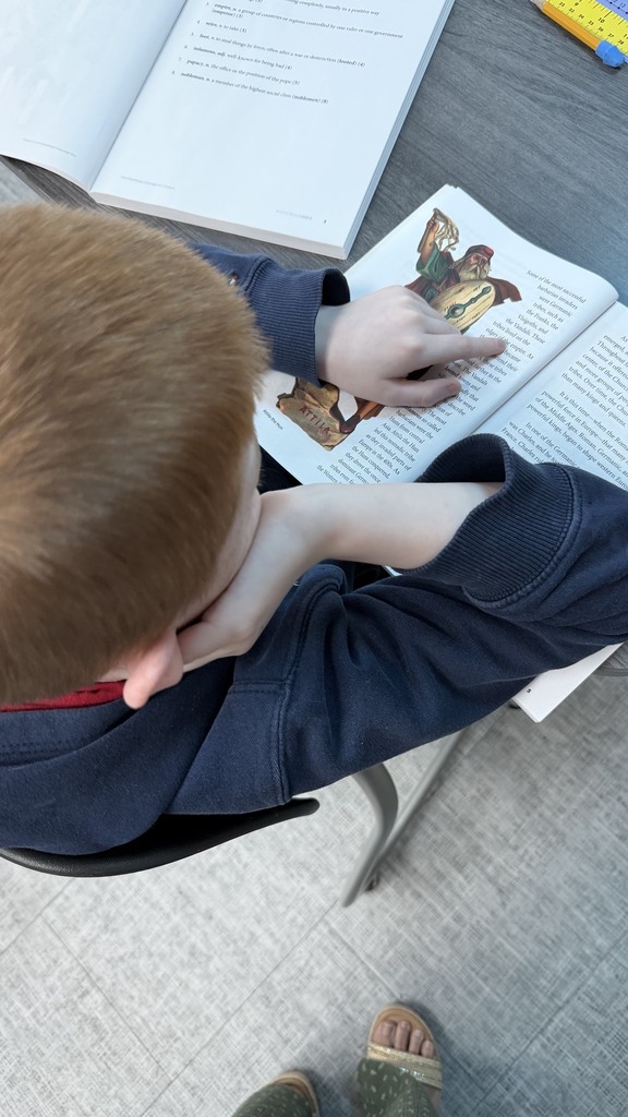 4th grade students reading in the CKLA reader