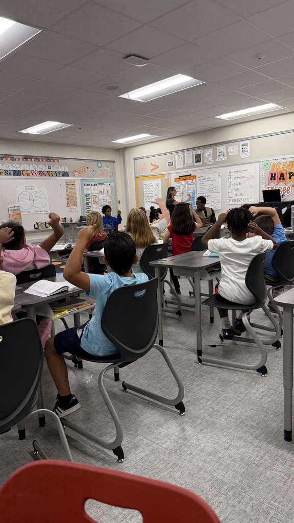 3rd grade students voting on a vocabulary word prediction