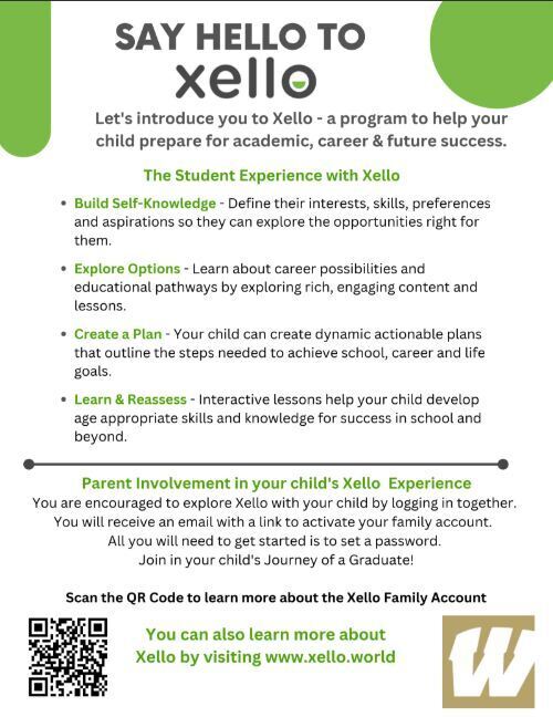 Say Hello to Xello flyer