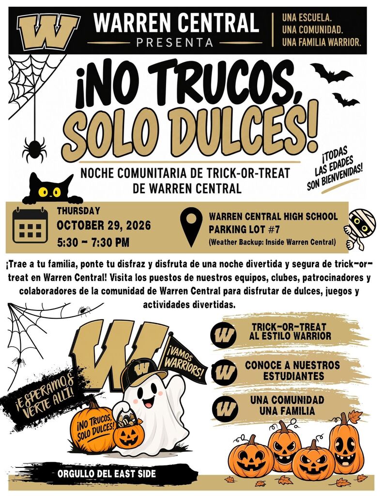 Spanish Trunk or Treat flyer