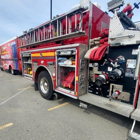Fire Truck & Bookmobile