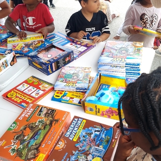 Every student received a book