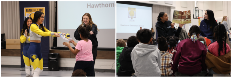 Pacers Reading Visit