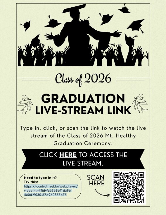 Live stream link for graduation
