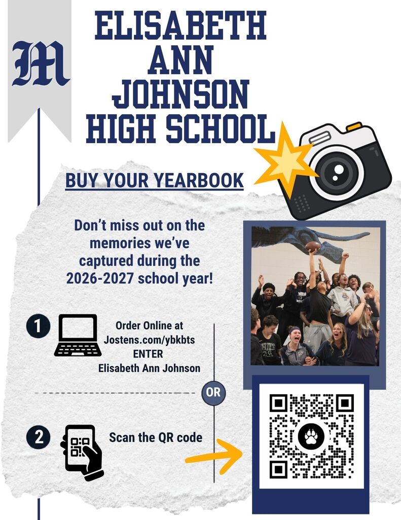 EAJ Yearbook Flyer with website link to order.
