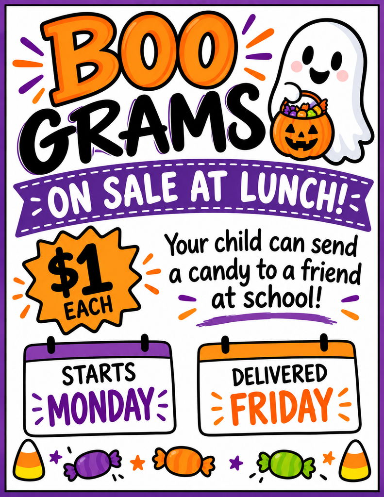 Purchase Boo Grams for your child