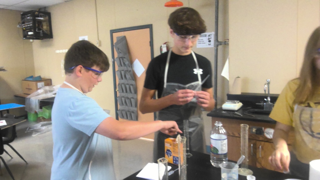physical science students