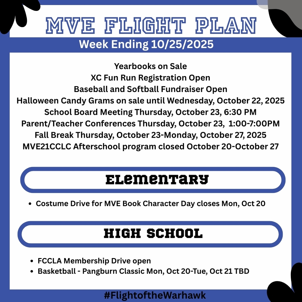 flightplan week ending 10/25/25