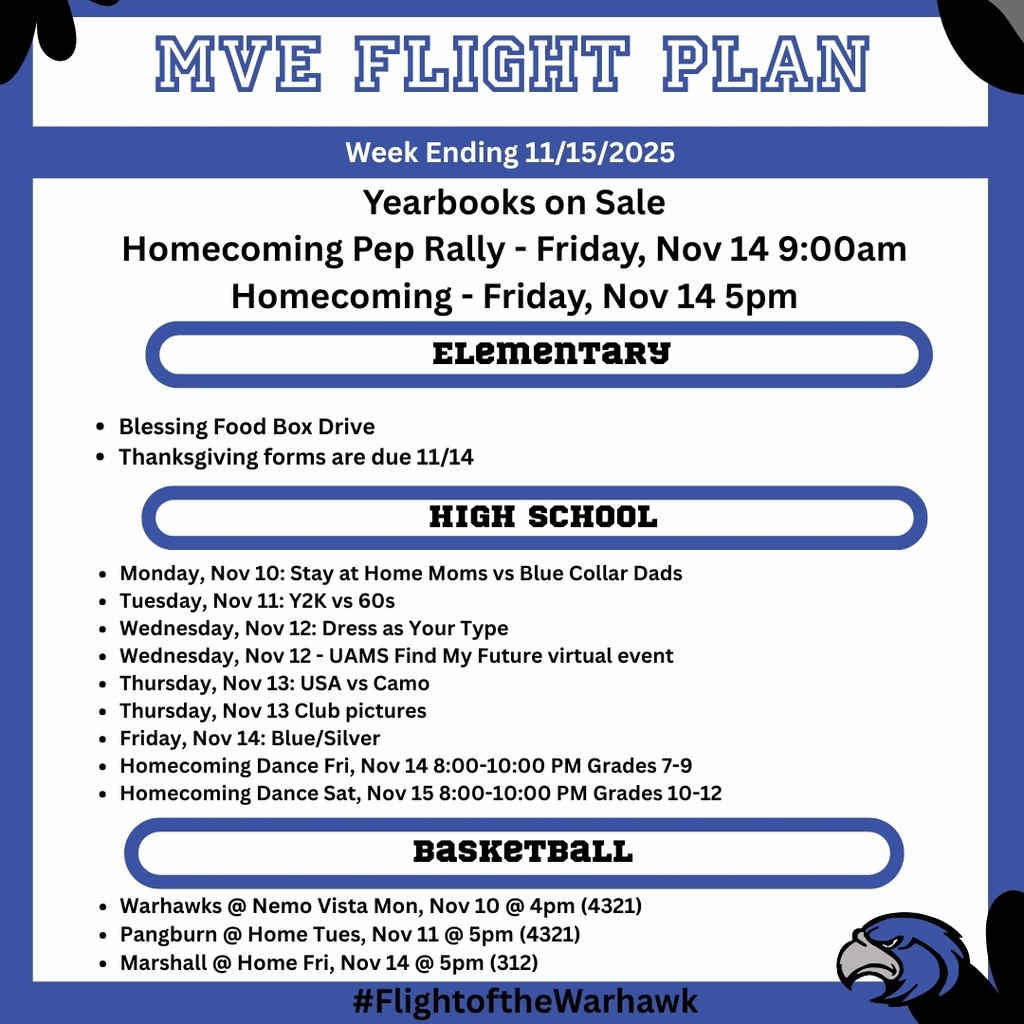 flight plan week ending 11/15/25