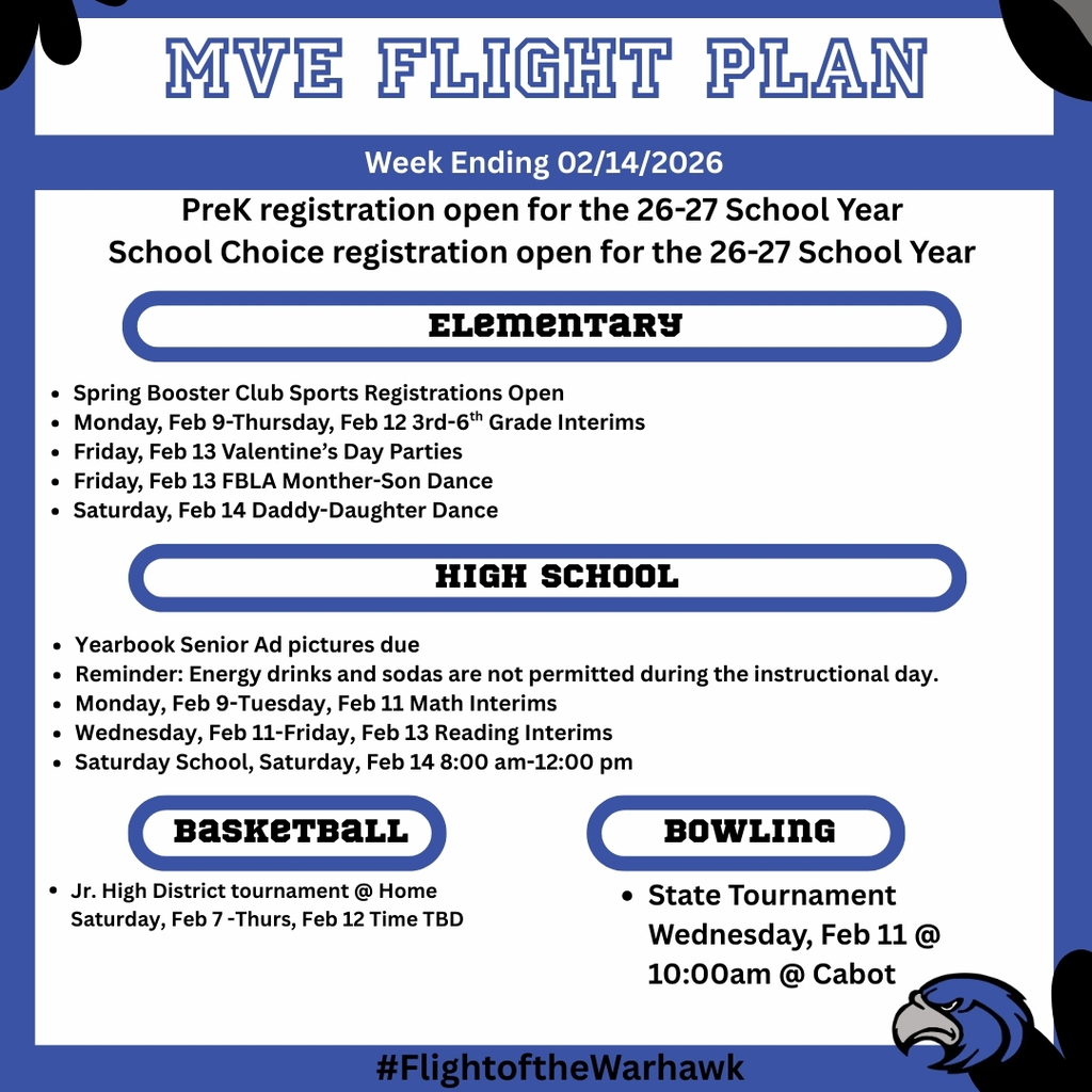 flight plan week ending 02/14/26