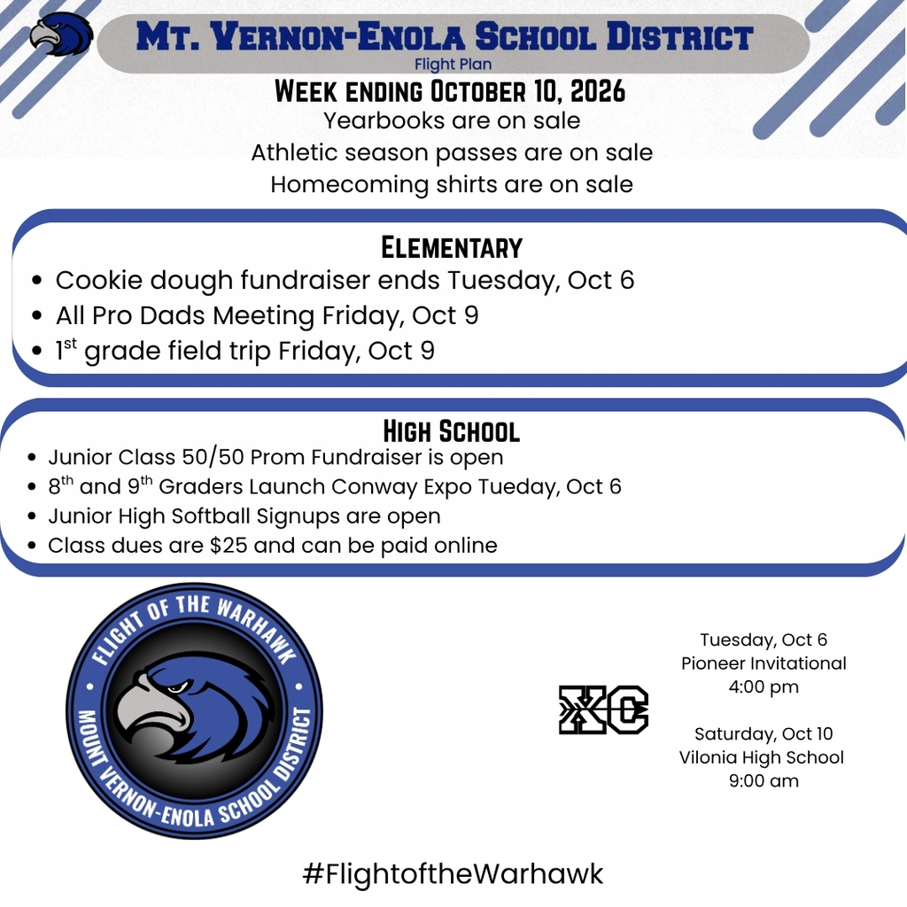 flight plan week ending 10/10
