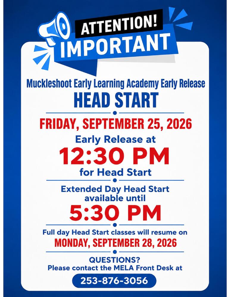 MELA Head Start & Birth to Three Early Release