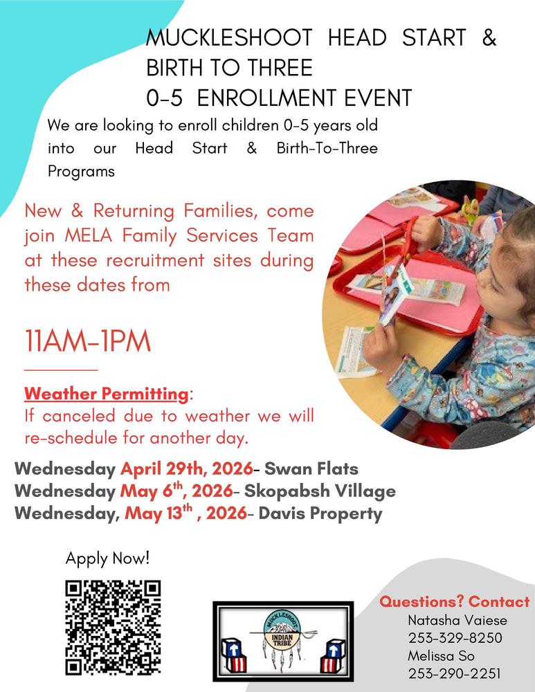 MELA Head Start & B3 Enrollment Event