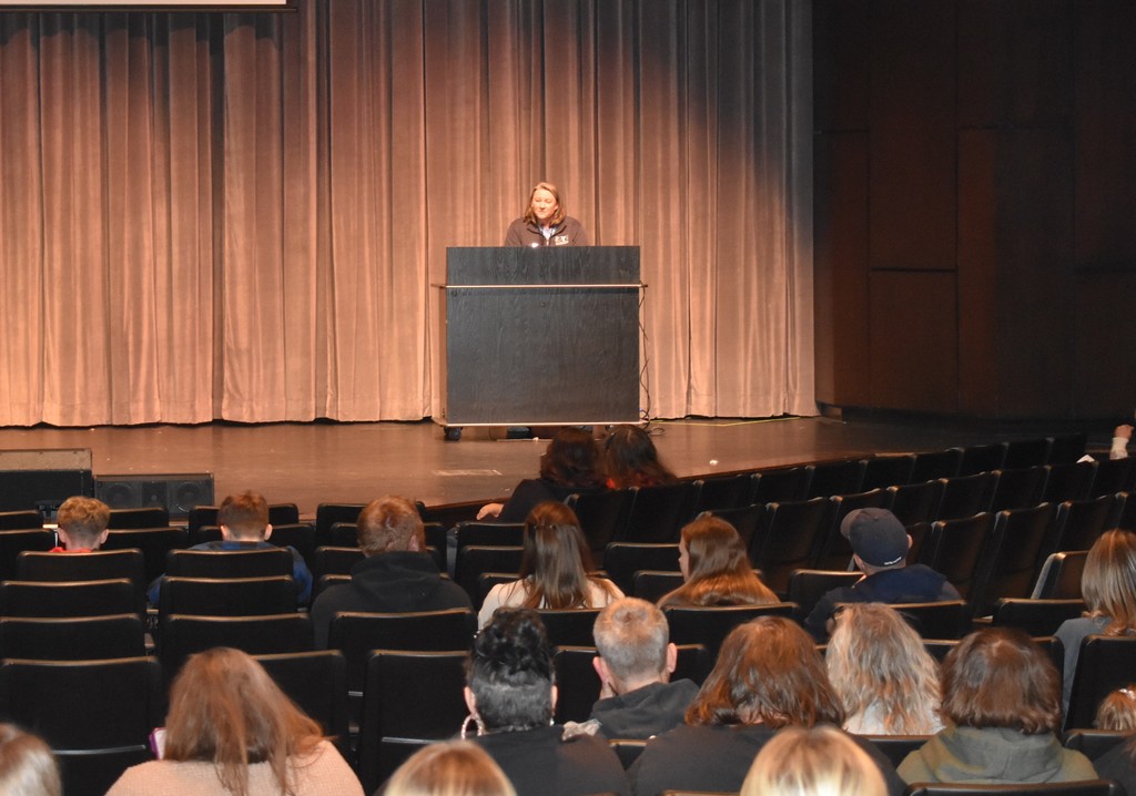 Pic of principal speaking