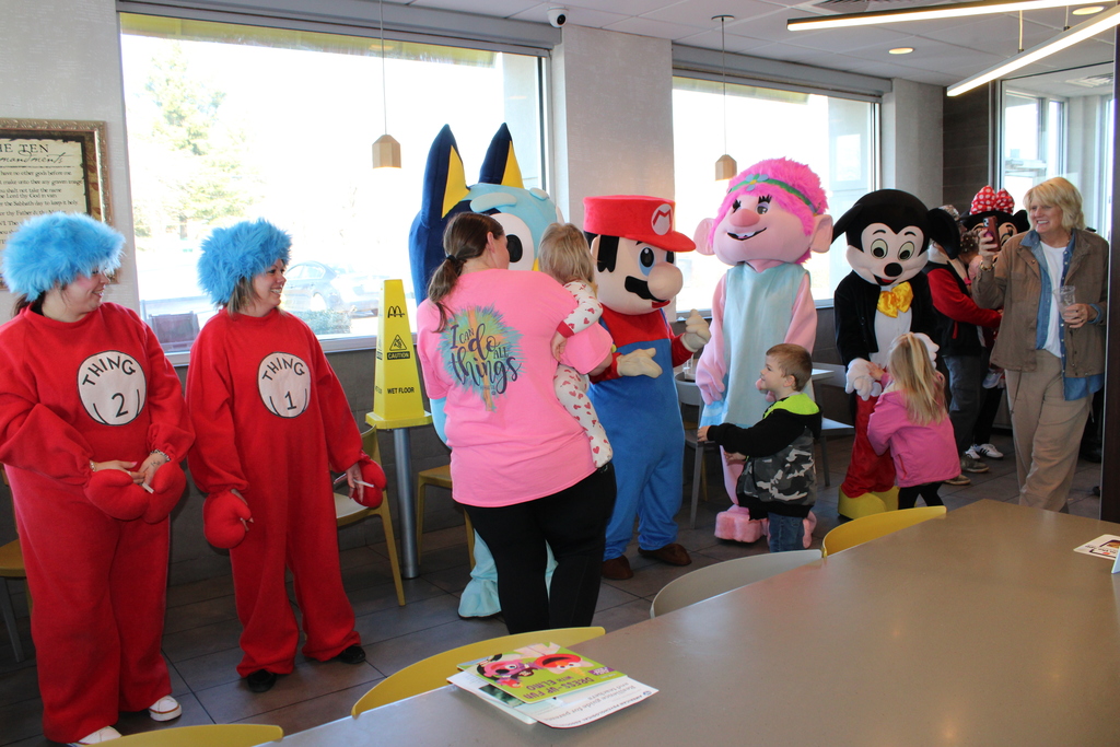 Characters at McDonald's