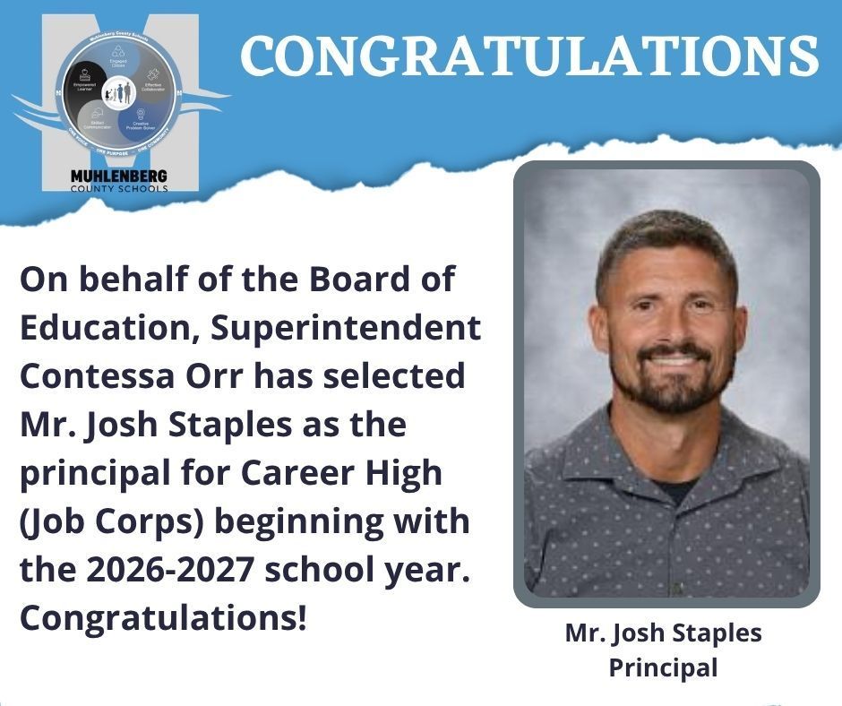 Congratulations, Mr. Josh Staples