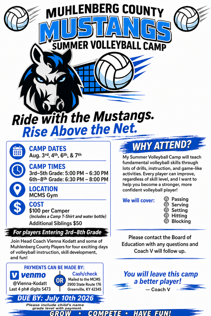 Volleyball Camp Flyer
