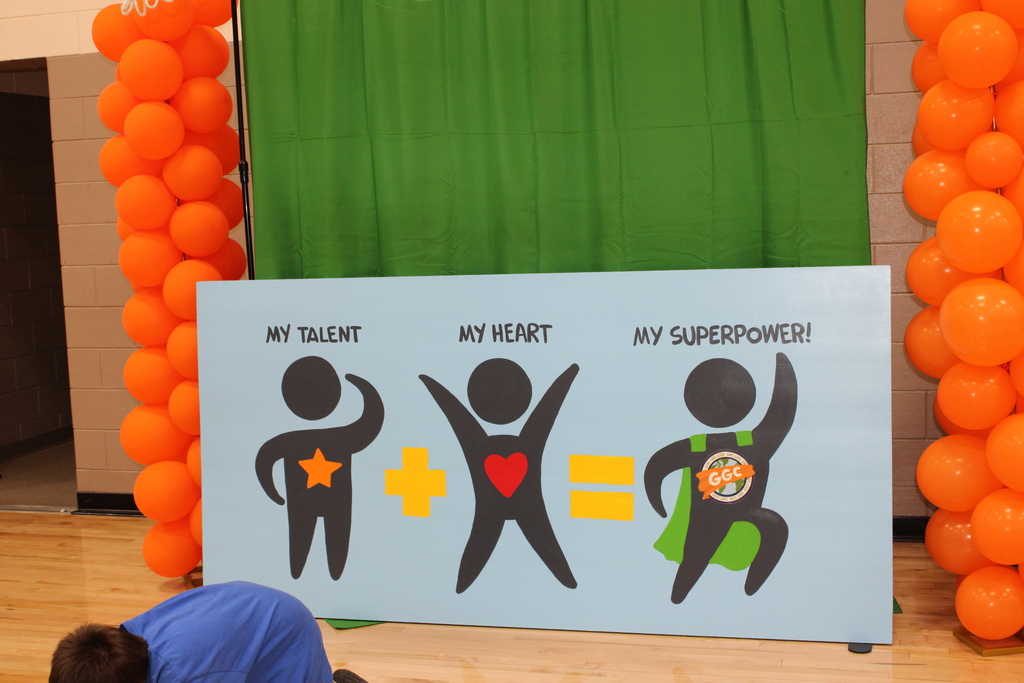 Pic of GGC Theme - My Talent + My Heart = My Superpower!