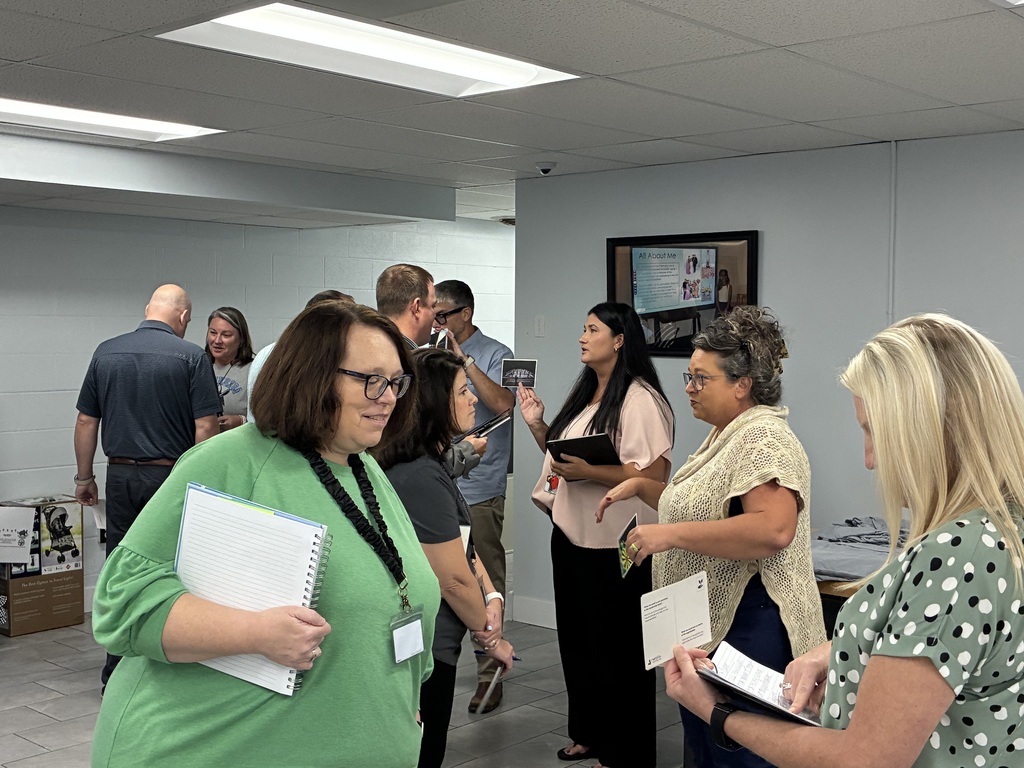 Staff participating in activity