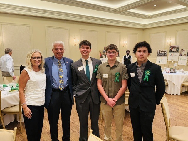 Mrs. McCrary, Dr. Franklin, Clay, Jacob, and Luke