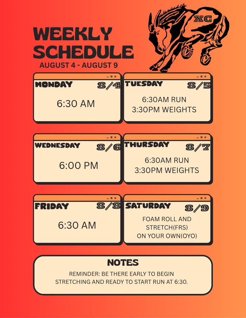 Lady Mules XC Weekly Schedule (1)