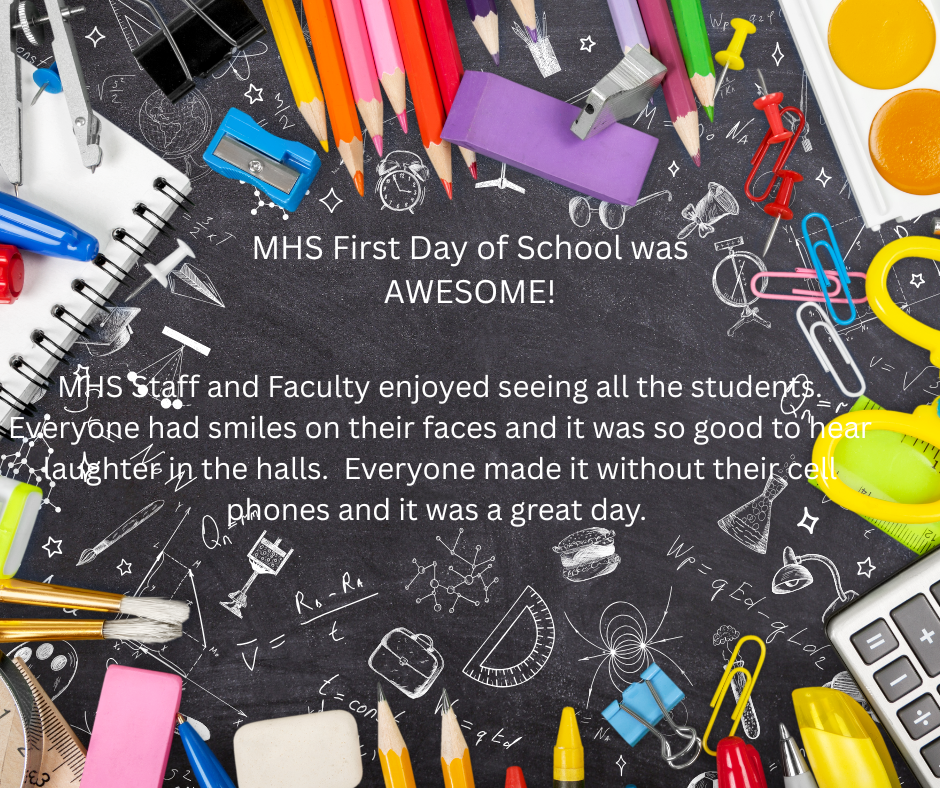 First day of school at MHS