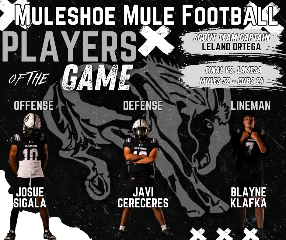 Week 2 Player of the week