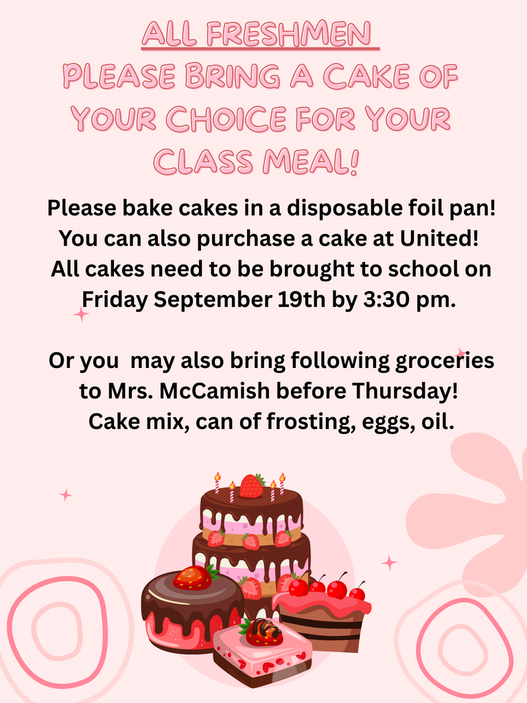 September 19th. Pre-game meal. Bring a cake!